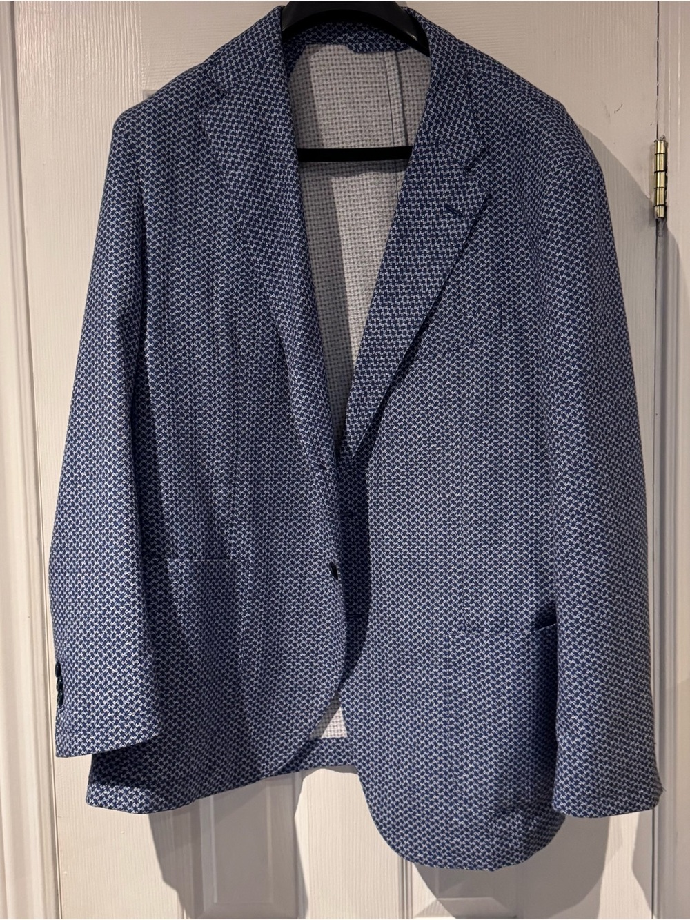 ALTEA relaxed style Men's Blue Patterned Blazer